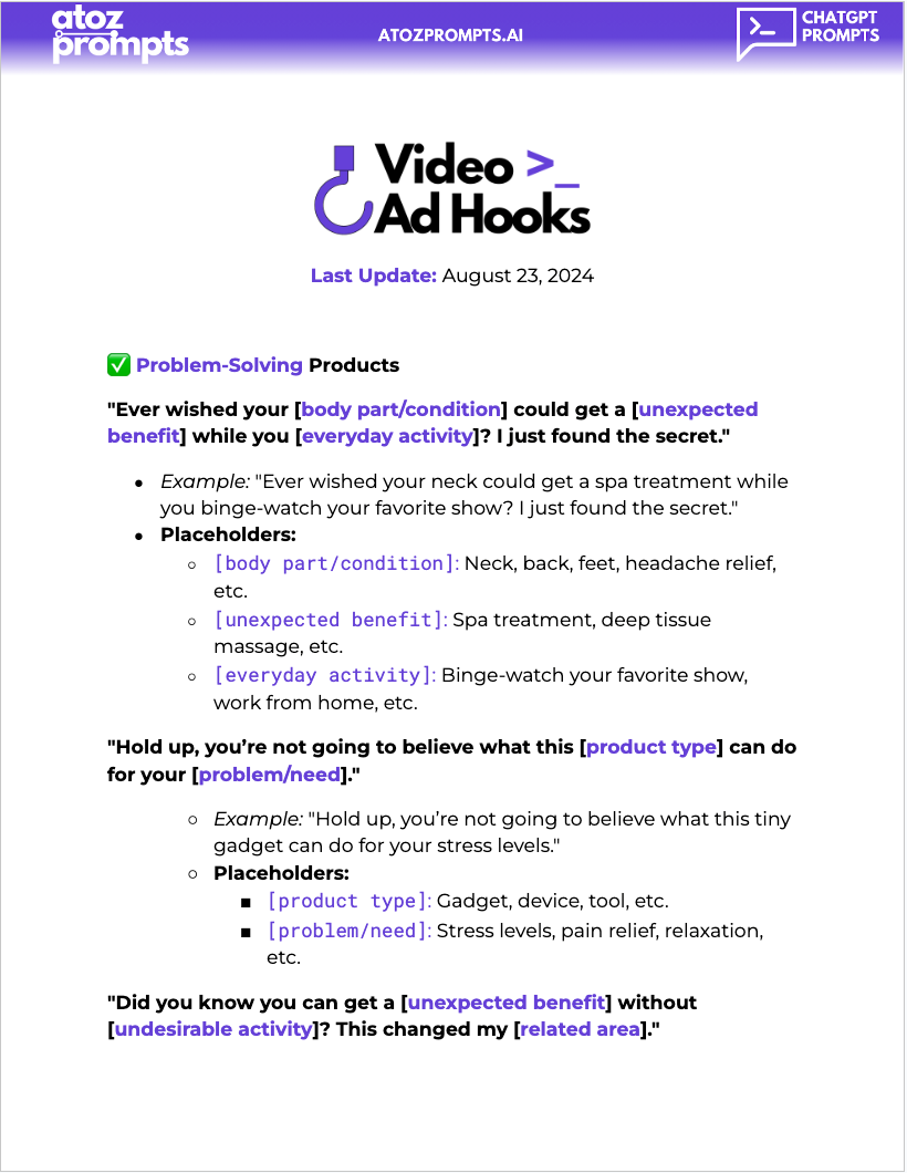#1 Most Advanced eCom AI Prompts